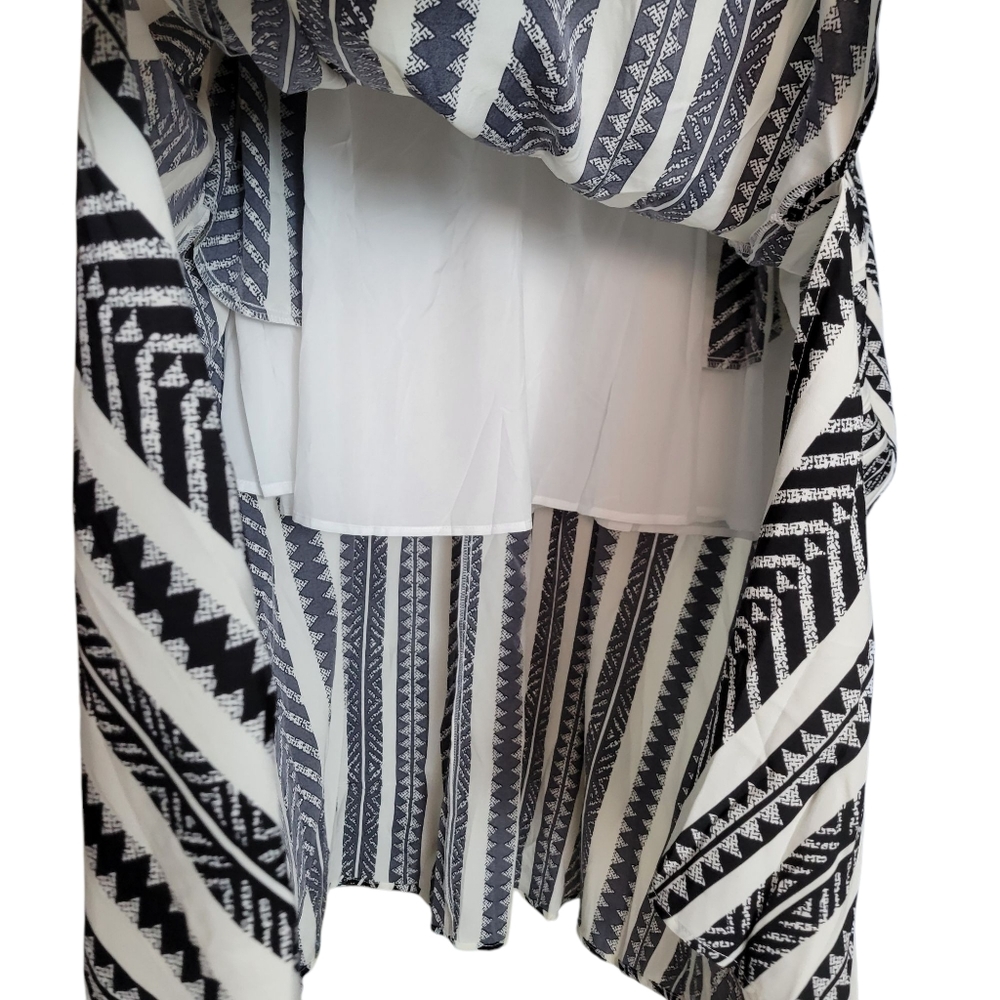 NWT-BloomChic Solid Geometric Dolman Sleeve Pocket Shirred Split Hem Dre… - Picture 13 of 15